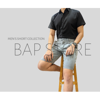 ÁO SƠ MI NGẮN TAY ĐEN K65